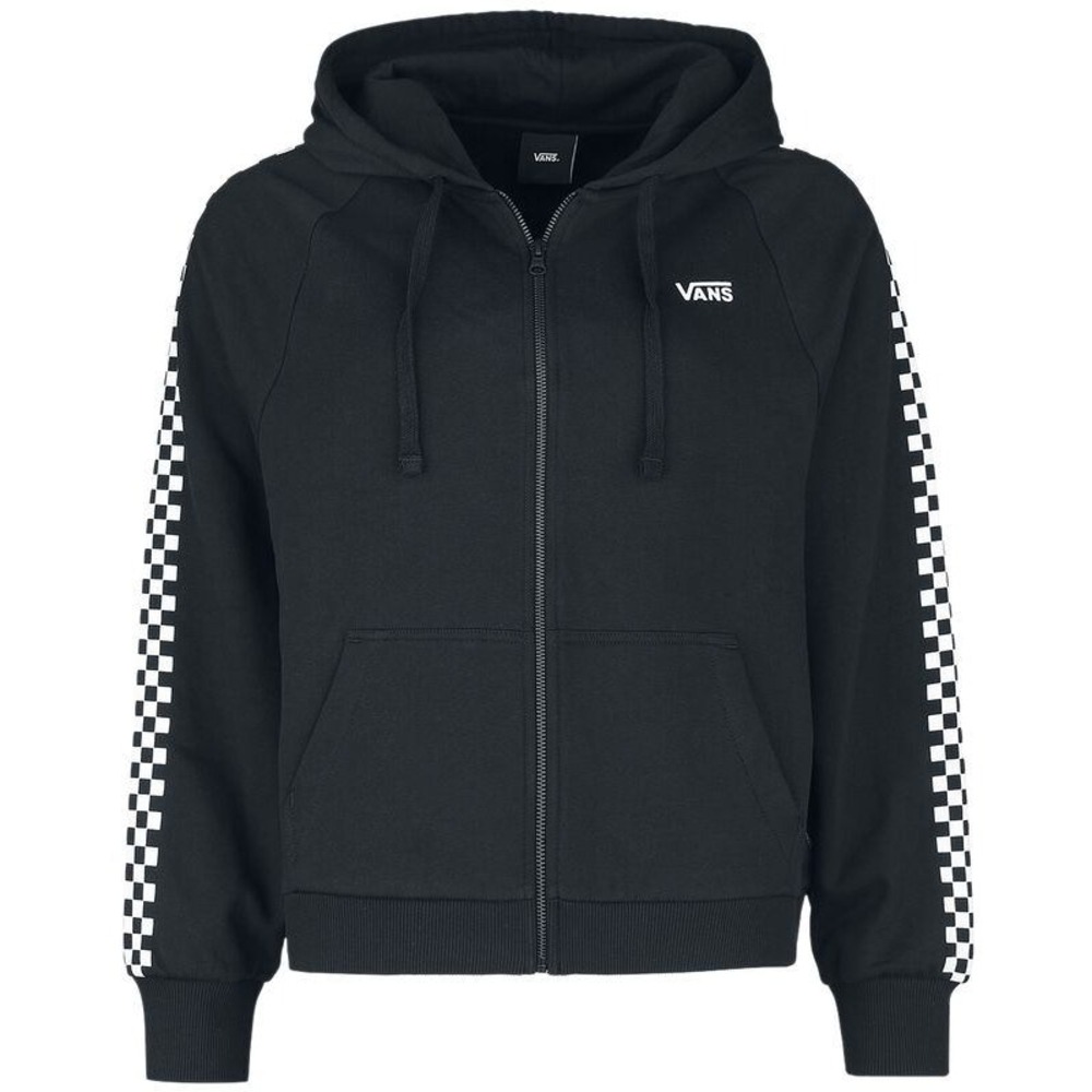 Vans Womens Funniest Times Zip Hoodie XL Checkerboard Tape Skater Streetwear